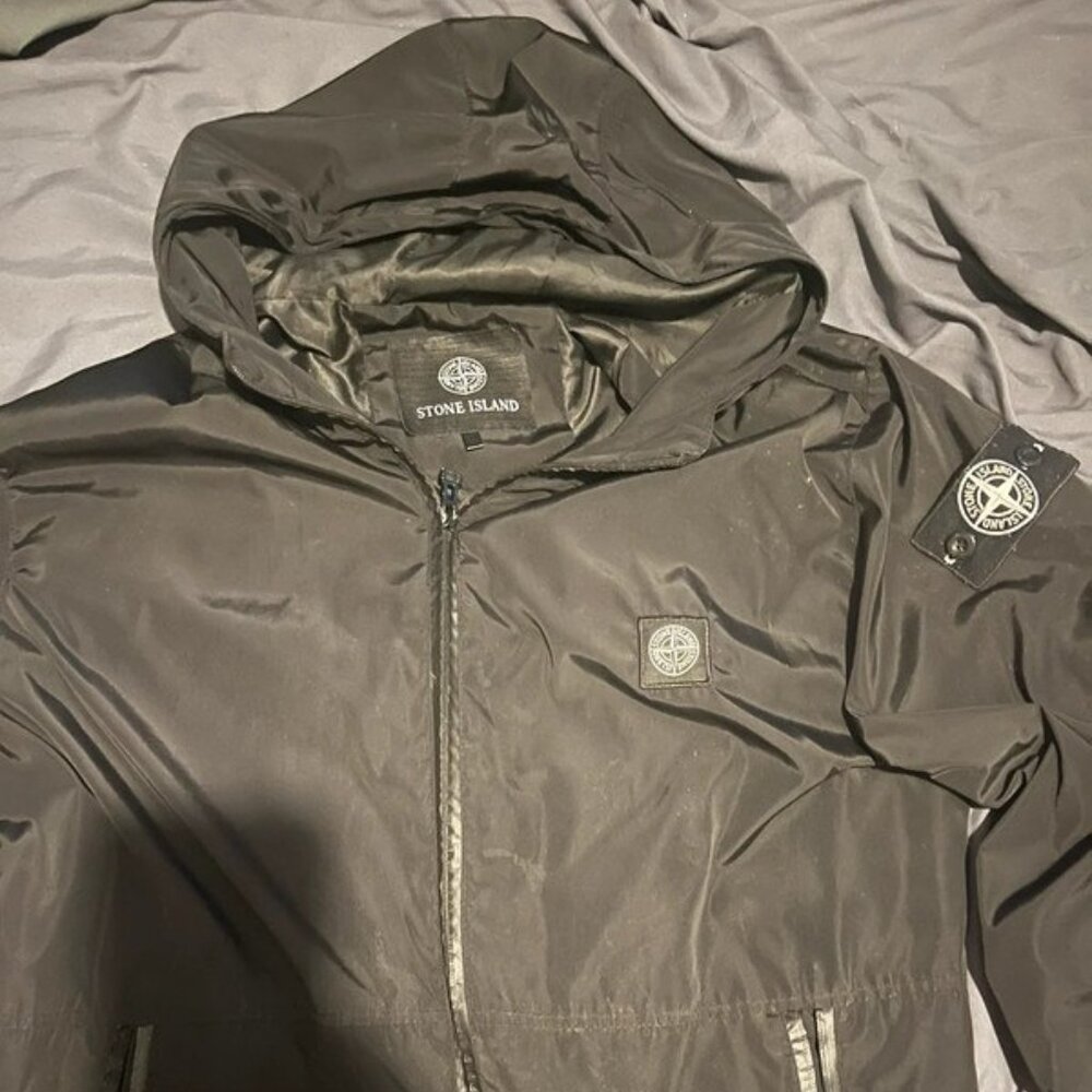 stone island rain jacket
